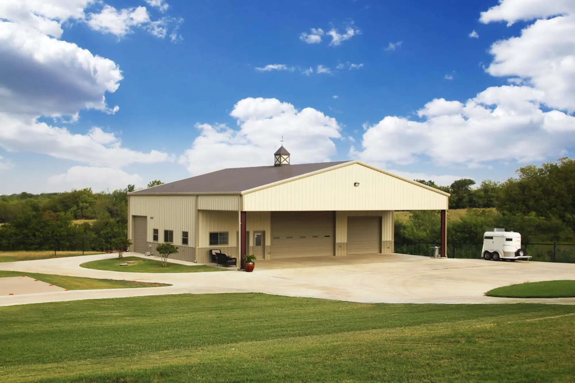 steel aircraft hangar